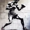 Boxer Mural Art Diamond Painting