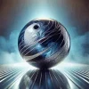 Dark Blue Bowling Ball Diamond Painting