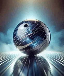 Dark Blue Bowling Ball Diamond Painting