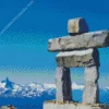 Inukshuk Whistler Diamond Painting