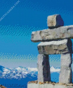 Inukshuk Whistler Diamond Painting