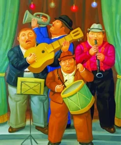Musicians Fernando Botero Diamond Painting