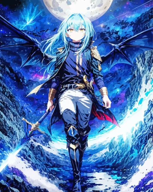Rimuru Tempest Diamond By Numbers Rimuru Tempest Diamond Painting