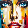 Abstract Face Art Diamond Painting