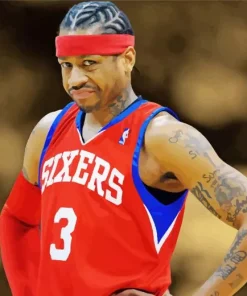 Allen Iverson Diamond Painting