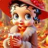 Autumn Betty Boop Diamond Painting