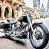 Black Harley Davidson Art Diamond Painting
