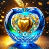 Blue Golden Apple Diamond Painting