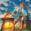 BOTW Link Cooking Diamond Painting