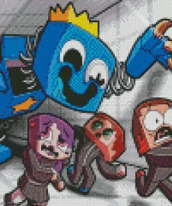 Boxy Blue Diamond Painting