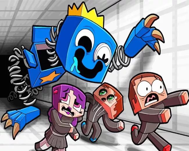 boxy blue Diamond Paints