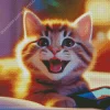 Cat Smiling Diamond Painting