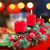 Christmas Candles Diamond Painting