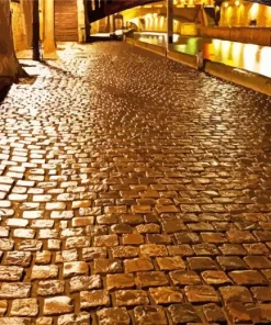 Cobblestone Street Diamond Painting
