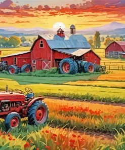 Cool Barn Diamond Painting