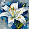 Easter Lily Diamond Painting
