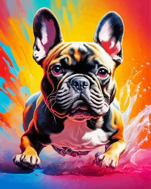 cool french bulldog Diamond Paints Cool French Bulldog Diamond Painting