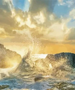 Crashing Wave Diamond Painting