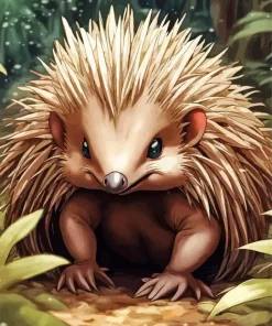 Cute Echidna Art Diamond Painting