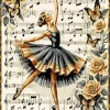 Dancing Ballerina Art Diamond Painting