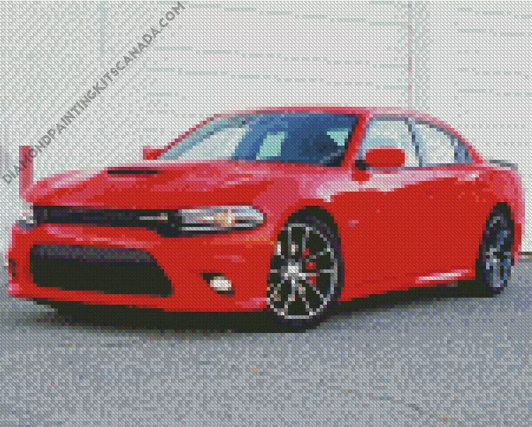 dodge charger scat pack Diamond By Numbers Dodge Charger Scat Pack Diamond Painting