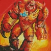 Doom 1 Cyberdemon Art Diamond Painting