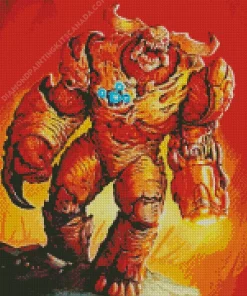 Doom 1 Cyberdemon Art Diamond Painting