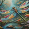 Dragonfly Art Diamond Painting