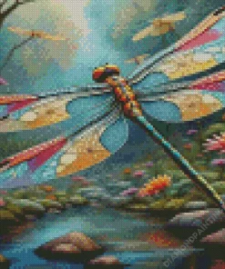 Dragonfly Art Diamond Painting