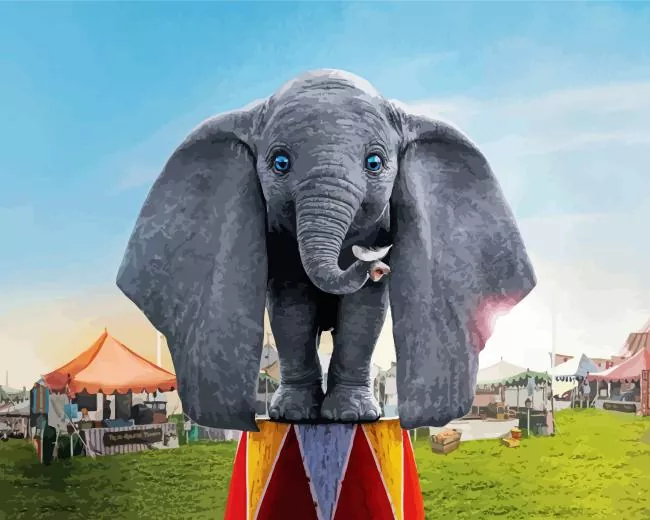 dumbo the elephant diamond paints Dumbo The Elephant Diamond Painting