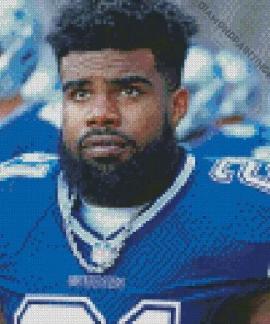 Ezekiel Elliott Player Diamond Painting