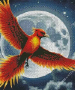 Fawkes The Phoenix Diamond Painting