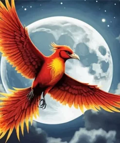 Fawkes The Phoenix Diamond Painting