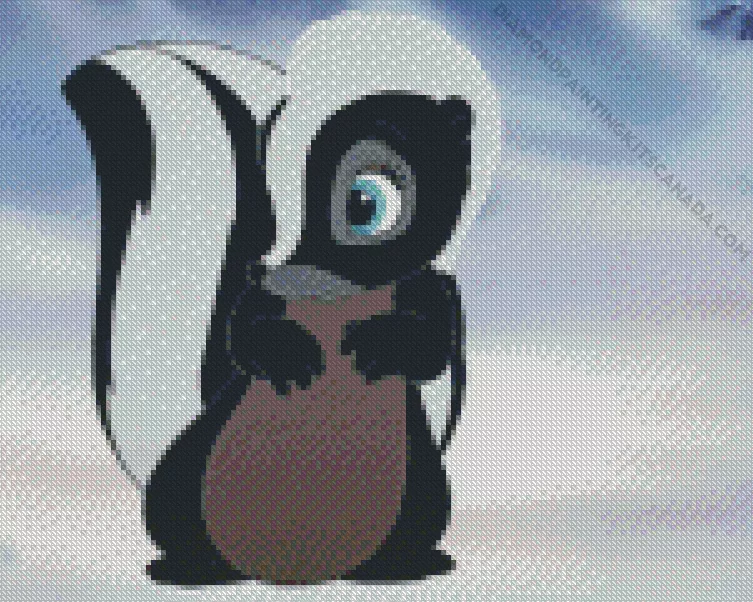 flower bambi Diamond By Numbers Flower Bambi Diamond Painting