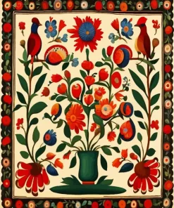 Folk Art Diamond Painting