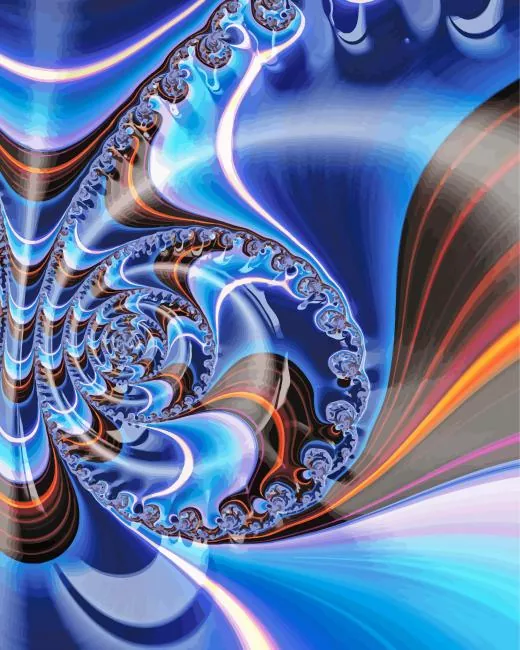 fractal art Diamond By Numbers Fractal Art Diamond Painting
