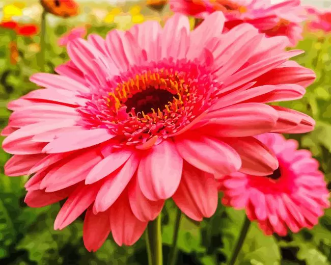 gerbera daisy Diamond Dotz Gerbera Daisy Diamond Painting