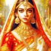 Gorgeous Indian Lady Diamond Painting