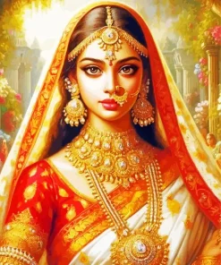 Gorgeous Indian Lady Diamond Painting