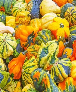 Gourd Flowering Plant Diamond Painting