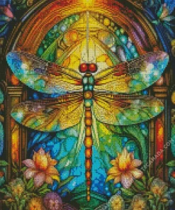 Green Dragonfly Diamond Painting