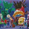 Halloween Spongebob Diamond Painting