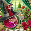 Happy New Year Art Diamond Painting