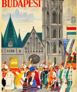 Hungary Poster Diamond Painting