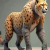 Hybrid Cheetah Diamond Painting