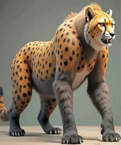 Hybrid Cheetah Diamond Painting