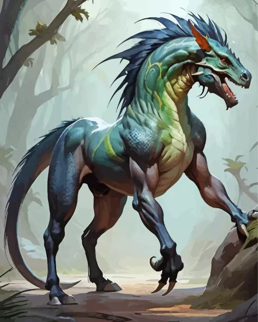 hybrid horse Diamond By Numbers Hybrid Horse Diamond Painting