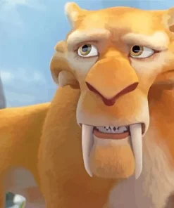 Ice Age Tiger Diego Diamond Painting