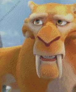 Ice Age Tiger Diego Diamond Painting