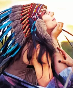 Indian Headdress Diamond Painting